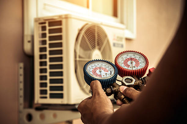 Professional Hvac technician working in Browns Summit, NC